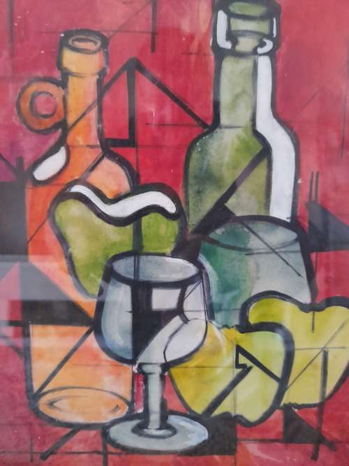 Lovely!! J. C. Jones mixed media stillife on paper 340 x 270mm wow!!