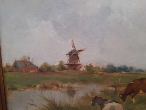 Wow!! Dutch Adriaan Johannes Groenewegen(1874-1963) oil on canvas 400x300mm VALUE R15000 WOW!!