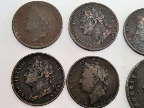 Wow!! Collection of 1826, 1827, 1828 british coins wow!!