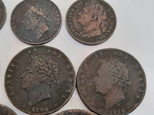 Wow!! Collection of 1826, 1827, 1828 british coins wow!!