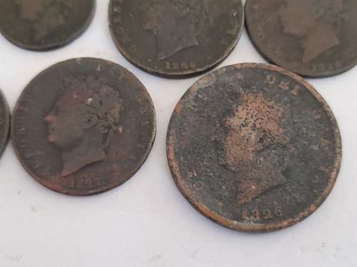 Wow!! Collection of 1826, 1827, 1828 british coins wow!!
