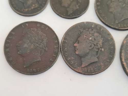 Wow!! Collection of 1826, 1827, 1828 british coins wow!!