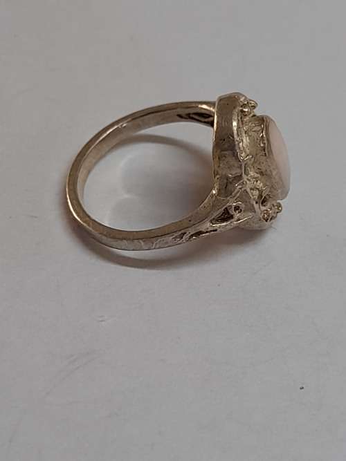 Cutest!! Vintage sterling silver M.O.P baby ring 1,9g Wow!!