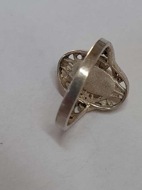 Cutest!! Vintage sterling silver M.O.P baby ring 1,9g Wow!!