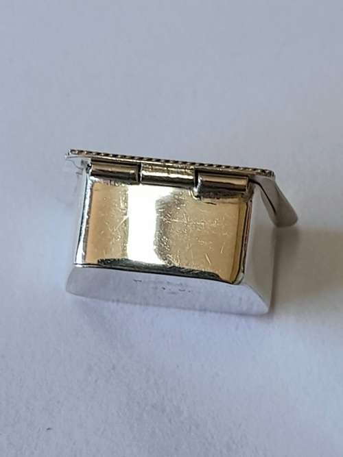 Stunning vintage sterling silver Judaica pillbox 7,9g  wow!!