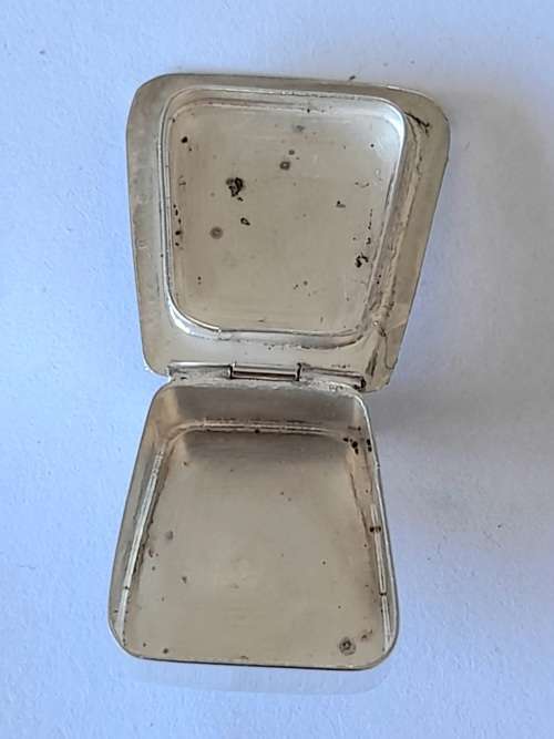 Stunning vintage sterling silver Judaica pillbox 7,9g  wow!!