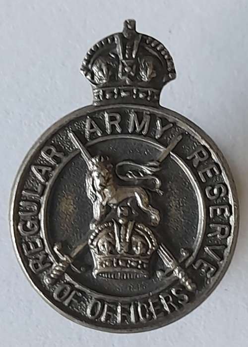 WW2 1939 Birmingham silver Regular army reserve of officers badge Wow!!