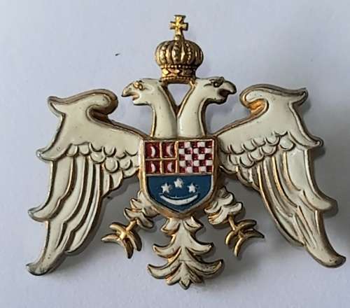 Rare!! WW2 ERA Yugoslavia officers enamel badge