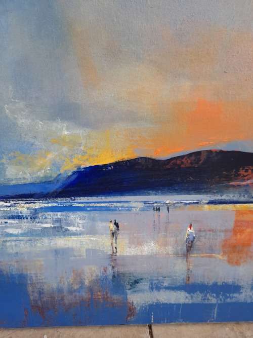 Amazing Large Derric van Rensburg oil on canvas on board 1110 x 1110mm value R29950 wow!!