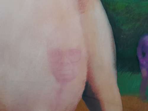 High Value!! Zwelethu Mthethwa `ABANDONED` mixed media dated 89   530 x 430mm Value R15000