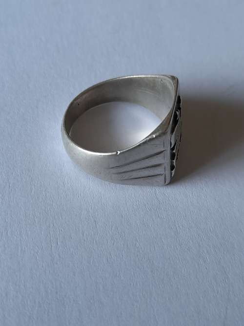 Increadible vintage sterling silver Lion of Judah signet ring 8,2g wow!!