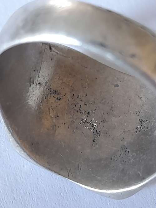 Increadible vintage sterling silver Lion of Judah signet ring 8,2g wow!!