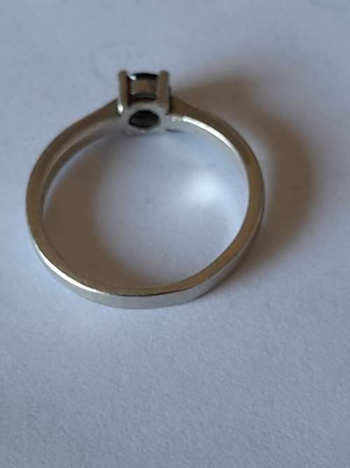 Stunning vintage sterling silver garnet ring 24 x 5mm size Q  2,6g  wow!!