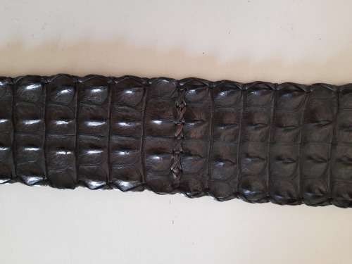 Amazing!! Large Leather Rose Crocodile skin belt value R2500