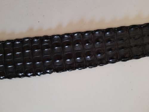 Amazing!! Large Leather Rose Crocodile skin belt value R2500