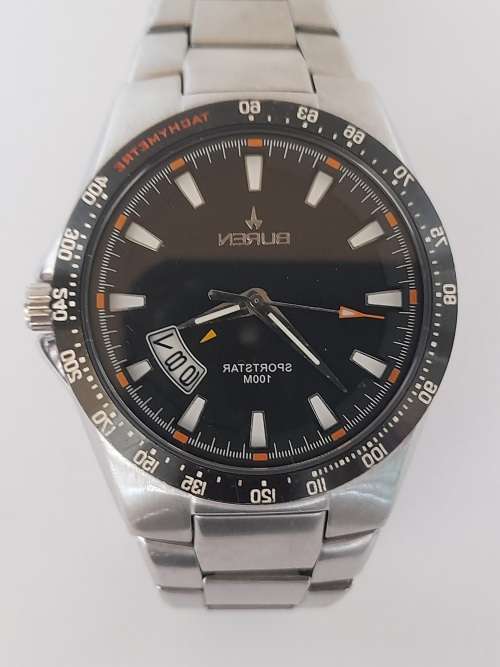 Wow!! Buren sportstar 100m mens wristwatch 100% working Value R2500
