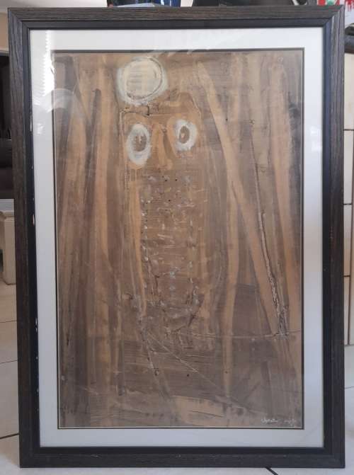 Rare!! Adele White abstract nude painting dated `60 value R8500