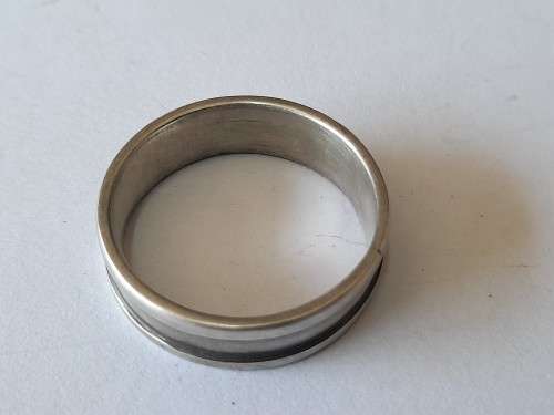 Huge mens size 15 sterling silver ring 10,7g wow!!