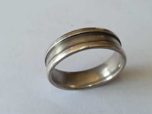 Huge mens size 15 sterling silver ring 10,7g wow!!