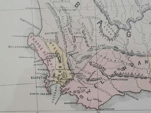 Wow!! 1814 Kaapkolonie map circa 1920`s Wow!!