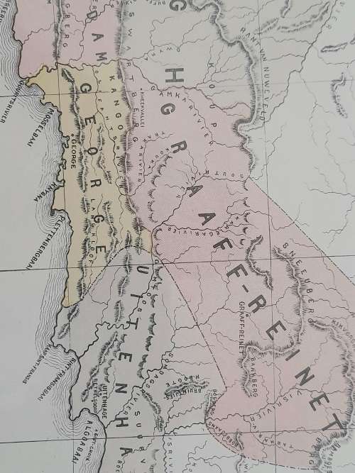 Wow!! 1814 Kaapkolonie map circa 1920`s Wow!!