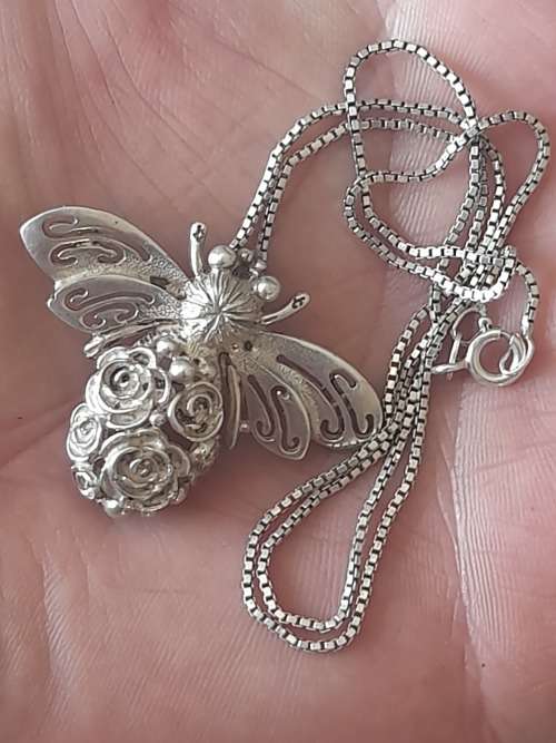 Magnificent!! Jenna Clifford sterling silver bumblebee pendant 12,6g  Wow!!