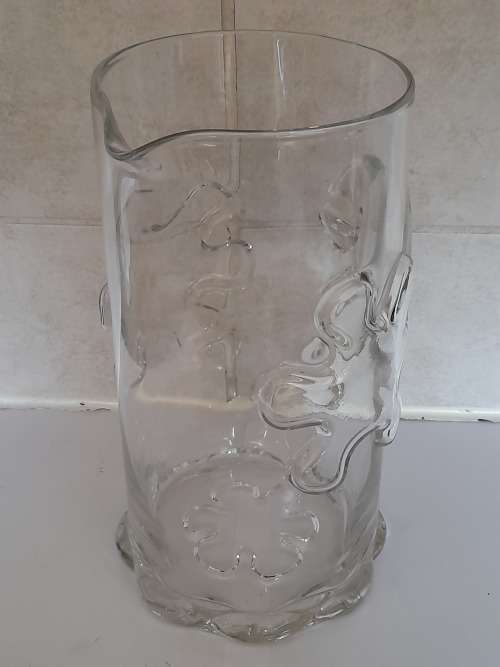 1971 Riihimaën Lasi Kasperi pitcher designed by Erkkitapia Siiroinen Value R1000