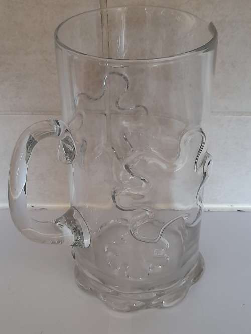 1971 Riihimaën Lasi Kasperi pitcher designed by Erkkitapia Siiroinen Value R1000