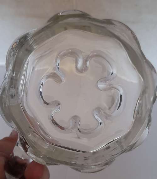 1971 Riihimaën Lasi Kasperi pitcher designed by Erkkitapia Siiroinen Value R1000