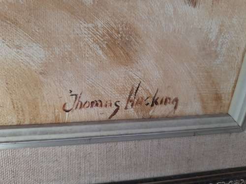 Amazing Large Thomas Hacking oil on board landscape 760 x 510mm Value R3500