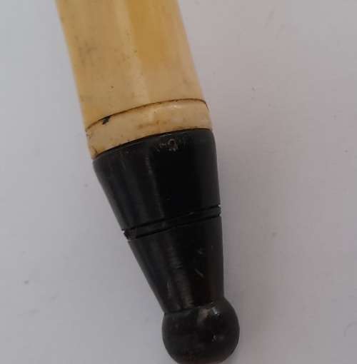 Amazing vintage Chinese bone and wood walking stick with carved detail Wow!!