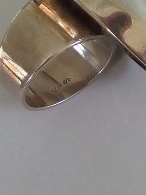 Magnificent Huge sterling silver Moonstone ring 32,6g wow!