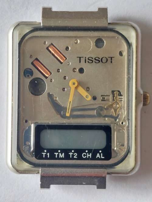 Vintage 1980`s Tissot twotimer watch untested!!