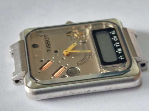 Vintage 1980`s Tissot twotimer watch untested!!