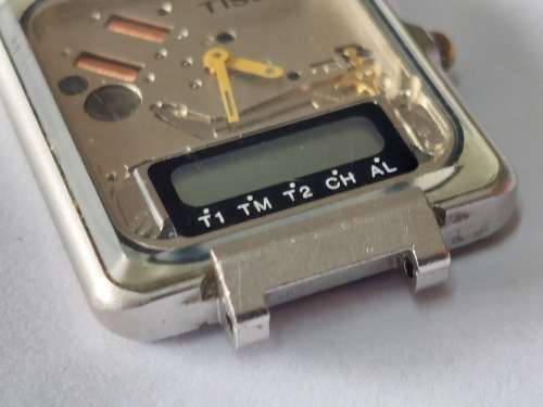 Vintage 1980`s Tissot twotimer watch untested!!