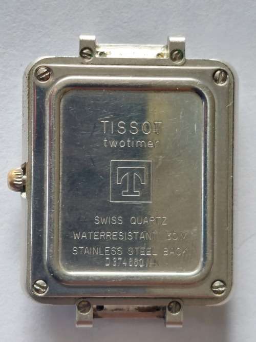 Vintage 1980`s Tissot twotimer watch untested!!