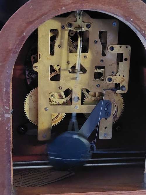 Wow!! Vintage Seth Thomas mantle clock working!! Wow!!