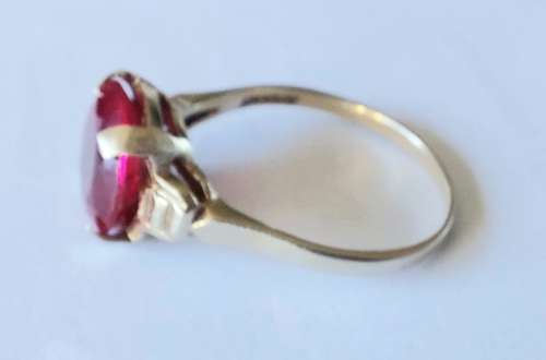 Spectacular Vintage SA 9ct gold ruby ring by Jayem 3,8g Value R5500 wow!!