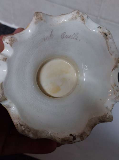 Spectacular Victorian English hand painted porcelain vase circa 1890`s what a find!!
