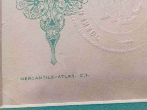 Rare!! Antique Donkergat whaling co. shares certificate circa 1910