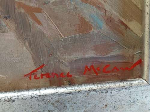Wow!! Terence McCaw oil on board 380 x 300mm Value R25000