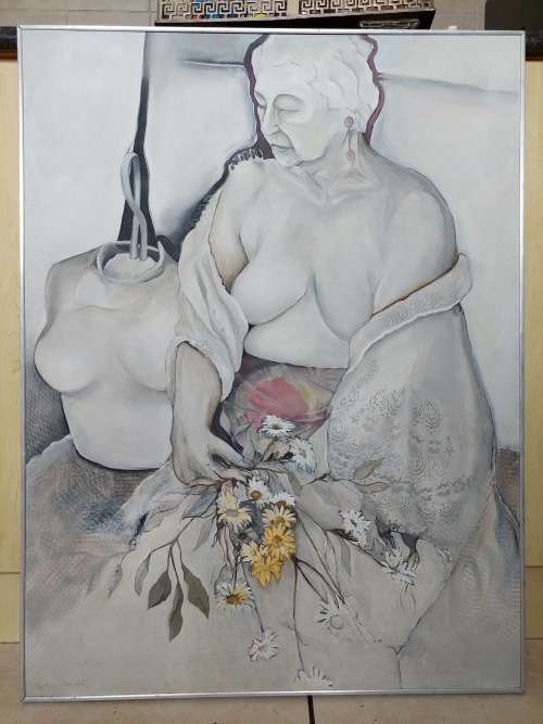 Stunning Martin Burnett oil on canvas `74 , 890 x 670mm Value R6500