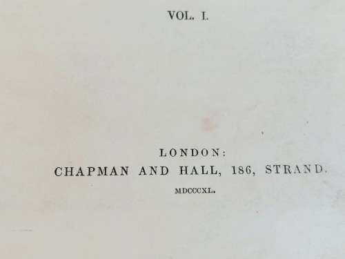 1840 first edition Charles Dickens `Master Humphrey`s clock` vol. 1 wow!!
