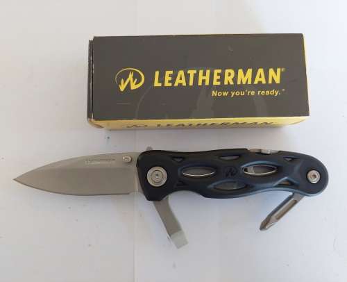 Wow!! Leatherman E302 locking liner knife in box, unused!!