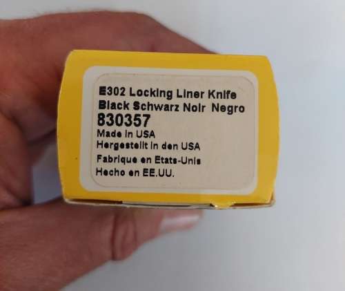 Wow!! Leatherman E302 locking liner knife in box, unused!!