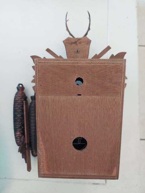 Vintage hunter cuckoo clock 100% working amazing condition!!