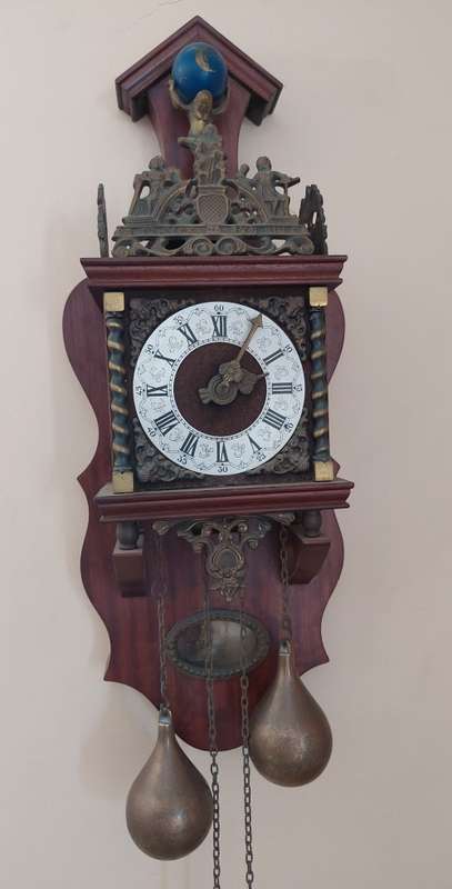 Amazing Hermle Zaandam Dutch wall clock 100% working