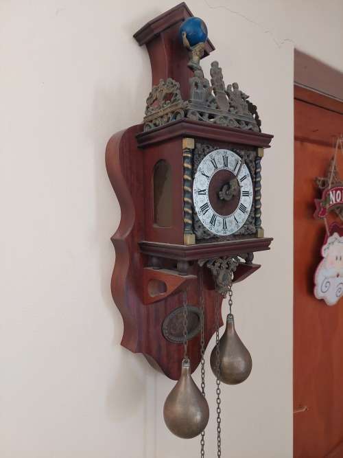 Amazing Hermle Zaandam Dutch wall clock 100% working
