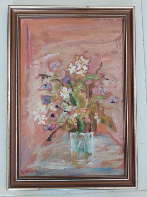 Wow!! Kenneth Baker oil on board 425 x 285mm dated 79 Value R4500