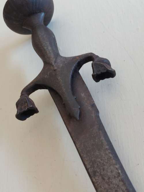 Rare!! 17th Century Indo-Persian Afghan Pulwar sword circa 1650 - 1680